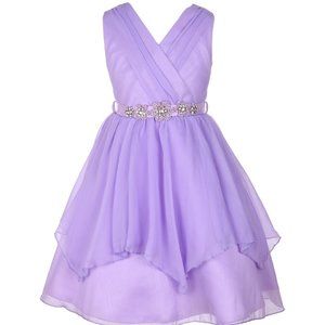 Infant Toddler Little Girl Chiffon Casual Daily Easter Party Flower Girl Dress